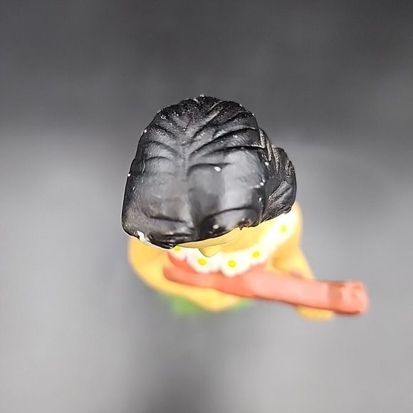 Vintage Hula Girl Ukulele Bobber Chalkware Dashboard Ceramics Japan Dated 1988 - Picture 12 of 12